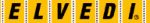 Logo de la société Elvedi, rayonnage industriel