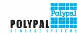 Logo de la société Polypal, rayonnage industriel