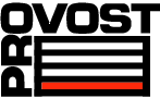 Logo de la société Provost, rayonnage industriel